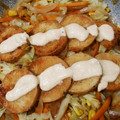 momo634's cooksnap of when they made 長芋ステーキ☆たらこマヨソース.