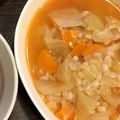 liarra's cooksnap of when they made もち麦入り★食べるスープ.