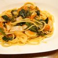 くいしん棒's cooksnap of when they made ハムとほうれん草のトマトソースパスタ.