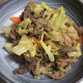 santomo☆'s cooksnap of when they made 牛肉と野菜のオイスターソース炒め.