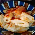 アスカチャチャ's cooksnap of when they made こんにゃくとちくわの煮物.