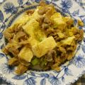 youtapapa's cooksnap of when they made 豚肉と豆腐の卵とじ.