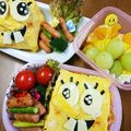 れりちゃんままさん☆'s cooksnap of when they made スポンジボブ キャラ弁.