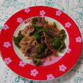 イチゴ、イチゴ。's cooksnap of when they made ピーマンと豚肉の炒め物.
