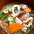 azbjbn's cooksnap of when they made エリンギ・大根・にんじん・油揚げの味噌汁.