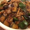 クックELZ1T0☆'s cooksnap of when they made スパムとナスとピーマンで甘辛みそ炒め.