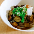 るっくｻﾝ。's cooksnap of when they made ★焼き茄子と大根おろしの冷やしうどん★.