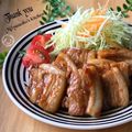 Miiyasusho's cooksnap of when they made 豚バラ甘辛酢焼き　息子のダイエット食.