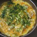 たなか家's cooksnap of when they made パスタオムレツ.
