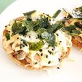 ☆糖質減らしてます☆'s cooksnap of when they made 明太子×マッシュルームのトースト.