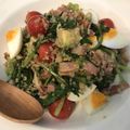 honeyrock's cooksnap of when they made めざせ美肌♡ケールとキヌアの温サラダ.