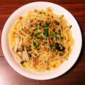 まーちゃん34's cooksnap of when they made きのこと納豆の和風パスタ.