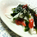 キョク's cooksnap of when they made 長いもの梅和え.
