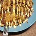 クックXWU3V3☆'s cooksnap of when they made レンジで簡単★豆腐でふわふわお好み焼き.