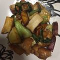 メロンパンケーキ's cooksnap of when they made 鶏肉と薩摩芋と青梗菜炒め.