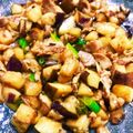 tomitomico's cooksnap of when they made 焼肉のタレで☆豚バラ肉と茄子の炒め物.