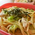 のりてぃｓｘ's cooksnap of when they made 簡単ランチに♫レタスとツナのスパゲティ.