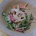 ponpon♪♪'s cooksnap of when they made シャキシャキれんこんとひじきのサラダ.
