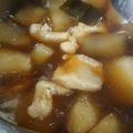 kuragenoie's cooksnap of when they made 糖質制限♪♪冬瓜と鳥胸肉の治部煮♪.
