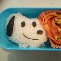 fndcb837's cooksnap of when they made キャラ弁♡スヌーピーとチャーリーブラウン.