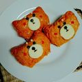 やまとぉちゃん's cooksnap of when they made 干支簡単☆いなり寿司deわんこ☆キャラ弁.