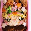 こーくんラブ's cooksnap of when they made プリキュア はぐたん弁当 キャラ弁.