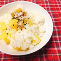 mizore。's cooksnap of when they made さつまいもの炊き込みご飯.