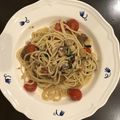 もぐわいっぺ's cooksnap of when they made 秋刀魚のスパゲティー.