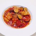 sweetloove's cooksnap of when they made チキンとナスのトマト煮込み.