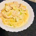 べびこ。's cooksnap of when they made 簡単★キャベツとベーコンのクリームパスタ.