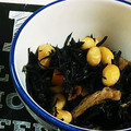 Mau☆cafe's cooksnap of when they made ひじきと大豆の煮物.