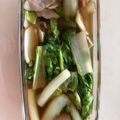 にゃんにょ's cooksnap of when they made しろ菜とベーコンの煮びたし.
