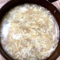 にゃ～けい's cooksnap of when they made なめたけ入りふわふわ卵のフカヒレ風スープ.