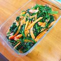 かおり☆かおり's cooksnap of when they made ほうれん草の味噌ナッツごま和え.