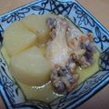 チビ○のママ's cooksnap of when they made 圧力鍋で大根と手羽元の煮込み.