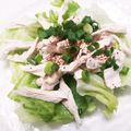 ゆーちゃん？'s cooksnap of when they made 蒸し鶏とレタスのサラダ.
