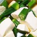 Jyohana's cooksnap of when they made 絹豆腐とオクラのトロトロ.