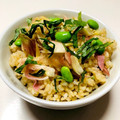 azbjbn's cooksnap of when they made みょうがの甘酢漬けとしらすの混ぜご飯.