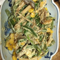 がほんず's cooksnap of when they made 舞茸・ピーマン・コーンのマヨネーズ和え♪.