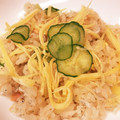 なーなちゃん's cooksnap of when they made 鮭とたくあんのちらし寿司.