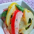watyami's cooksnap of when they made パプリカのビタミンカラーサラダ.