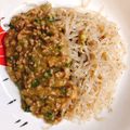 ぱんだ170071's cooksnap of when they made 糸こんにゃくで♪簡単和風ジャージャー麺.