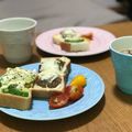 海璃雫's cooksnap of when they made うちの定番！ハンバーグで食パンアレンジ.