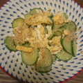 りりゆぅ's cooksnap of when they made キュウリと卵の炒め物.
