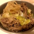 ちみ太郎★'s cooksnap of when they made すき焼き風２♪　焼き豆腐と肉とねぎの煮物.