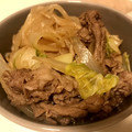 ちみ太郎★'s cooksnap of when they made すき焼き風２♪　焼き豆腐と肉とねぎの煮物.