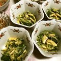 ☆Rokko☆'s cooksnap of when they made 小松菜シャキシャキきゅうりと卵中華サラダ.