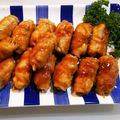 momoたん's cooksnap of when they made きのこの甘辛豚肉巻き.