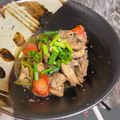 よねずぃ〜's cooksnap of when they made 鶏肉と茄子トマトのポン酢炒め.