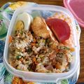 okazakana's cooksnap of when they made 簡単チャーハン弁当.